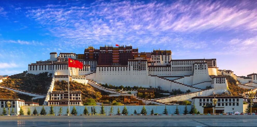 Lhasa Cultural Tour — Potala Palace at sunset